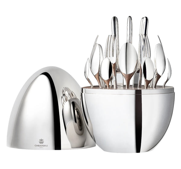 Christofle Paris - Mood - Silver Plated 24-Piece Flatware Set – AF