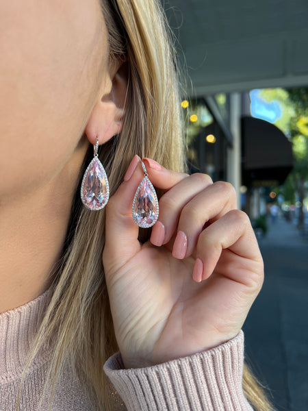 Popular Teardrop Diamond Earrings