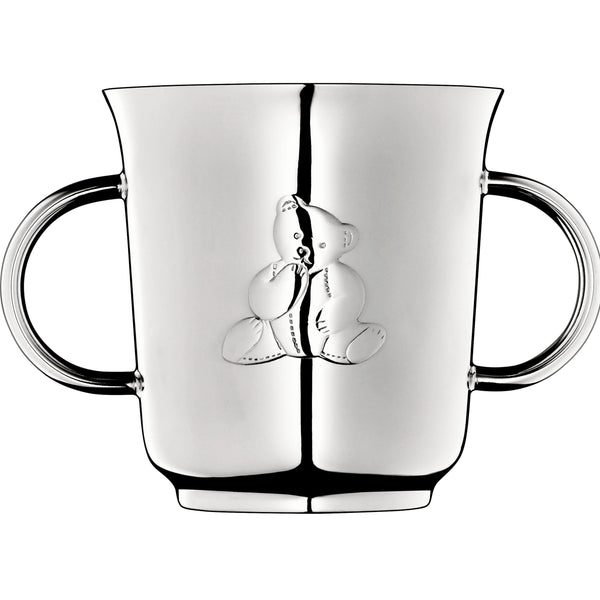 Christofle Paris - Charlie Bear - Silver Plated Baby Cup – AF Jewelers