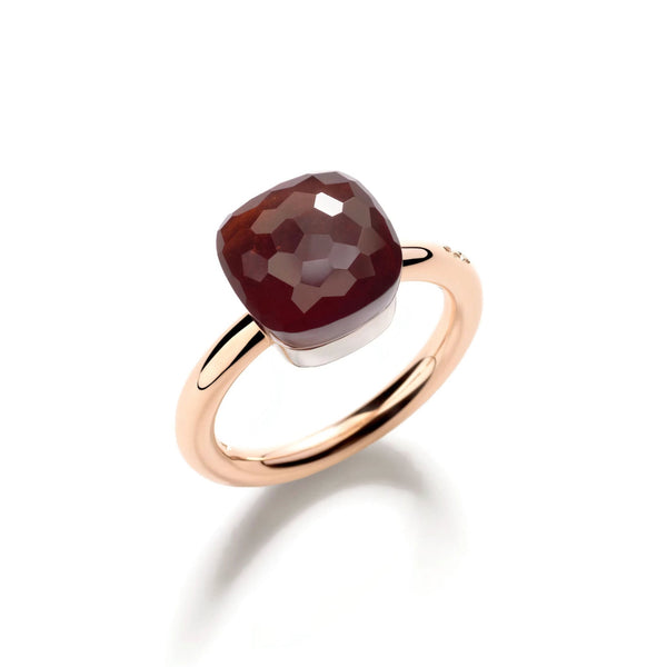 Pomellato - Nudo Classic - Stackable Ring with Garnet, 18k Rose