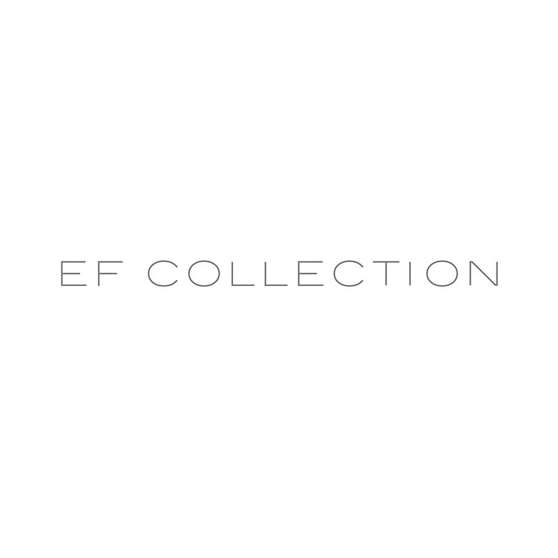 EF Collection - Diamond Initial Single Stud Earrings, White Gold