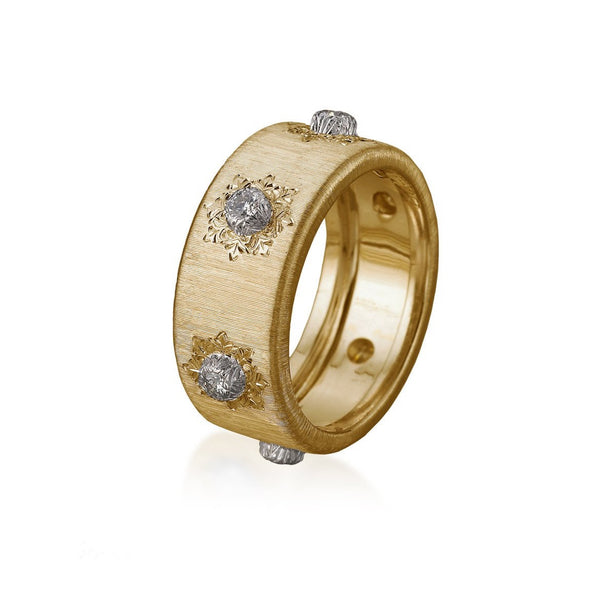 Buccellati - Opera - Full Pave Eternelle Band Ring with Diamonds, 18k – AF  Jewelers