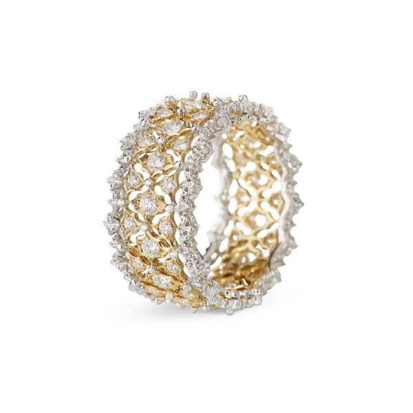 Gold and Diamond Buccellati Ramage Eternelle Ring — Shreve, Crump & Low