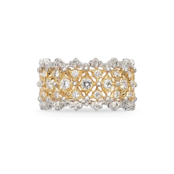 Buccellati - Ramage Rombi - Eternelle Band Ring with Diamonds, 18k Whi – AF  Jewelers