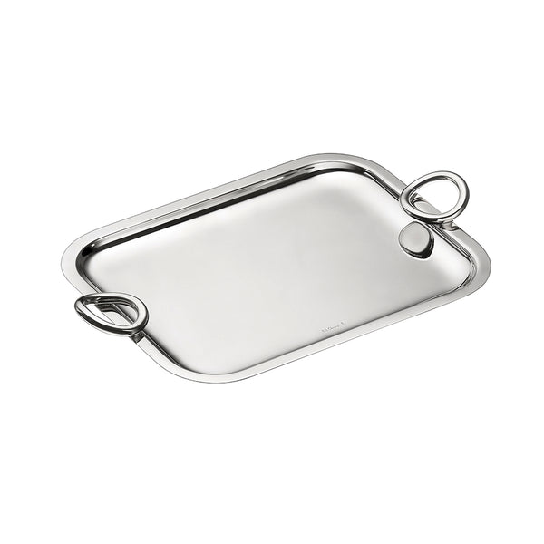 Christofle Paris - Vertigo - Silver Plated Tray, Large