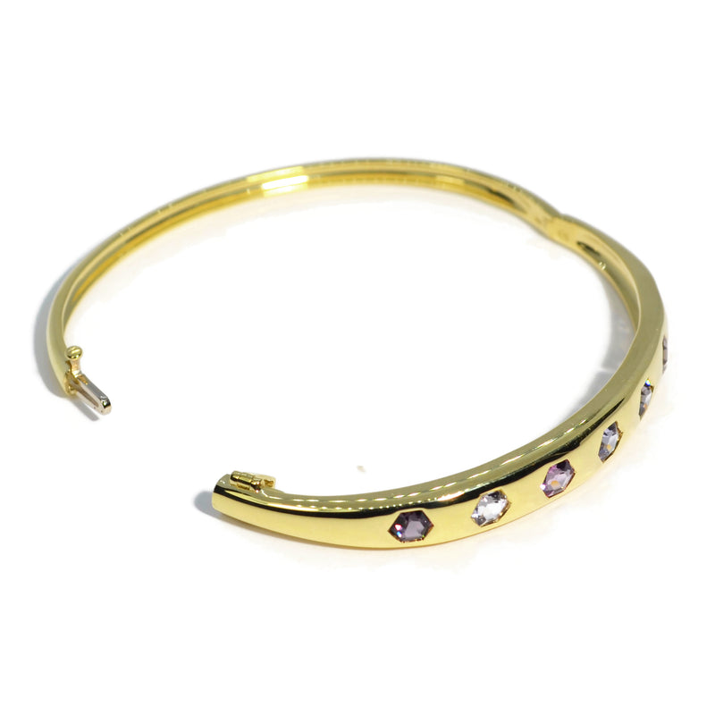 lauren-k-odyssey-bangle-bracelet-jewelry-pink-purple-spinels-yellow-gold-B135Y7HEXSPN