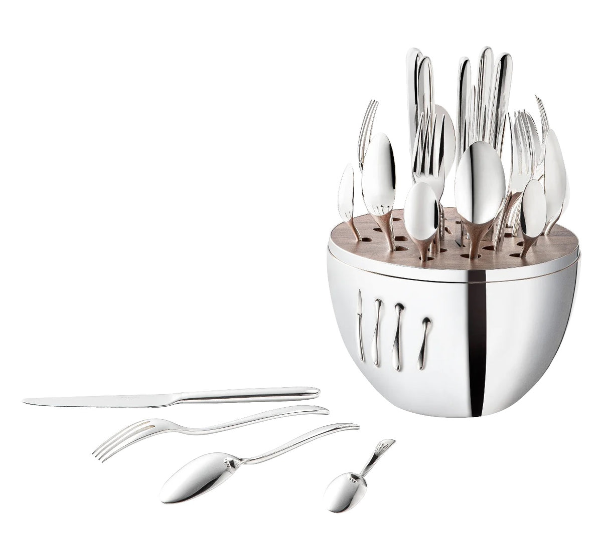 Christofle Paris - Mood - Silver Plated 24-Piece Flatware Set – AF