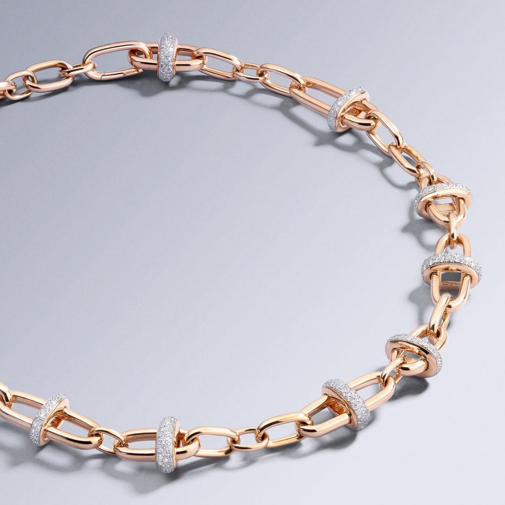 Pomellato - Iconica Diamond Necklace, 18k Rose Gold – AF Jewelers