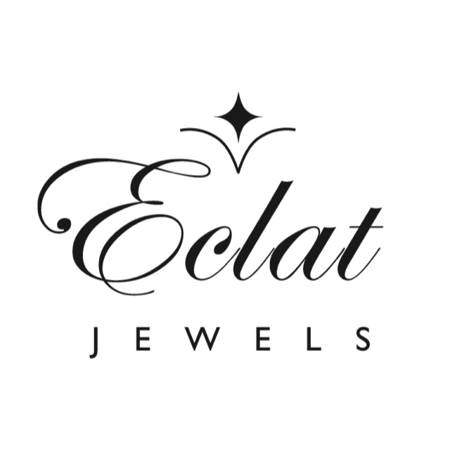 Eclat Jewels - Blue Spinel Ring, with Half-moon cut Diamonds , 18k White Gold