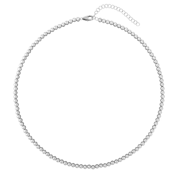 Karen-Lazar-3mm-sterling-silver-signature-bead-necklace