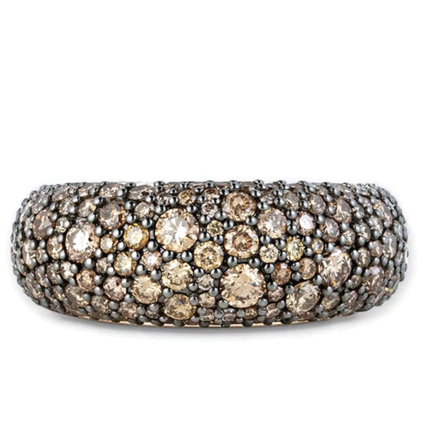 Lucy-delius-cognac-diamond-pave-bombe-ring-yellow-gold