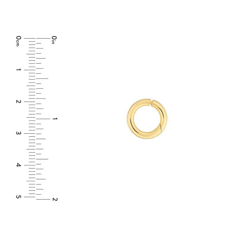 AFJ Gold Collection - Circle Snap Lock, Yellow Gold