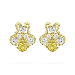 Paul Morelli - Large Bee Earrings with Diamonds, 18k Yellow Gold