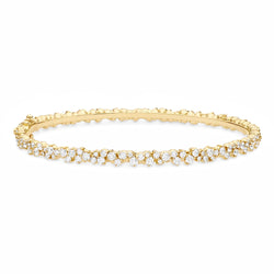 Paul Morelli - Confetti Bangle Bracelet with Diamonds, 18k Yellow Gold