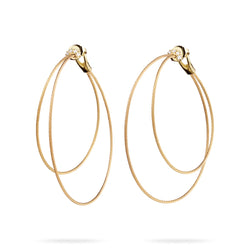 Paul Morelli - Double Unity Hoop Earrings, 18k Yellow Gold