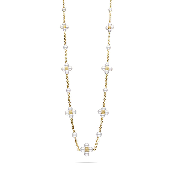 Paul Morelli  - Sequence - Pearl Necklace, 18k Yellow Gold