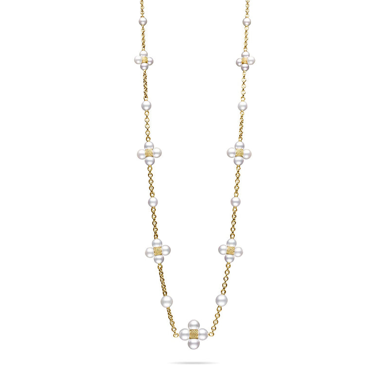 Paul Morelli  - Sequence - Pearl Necklace, 18k Yellow Gold