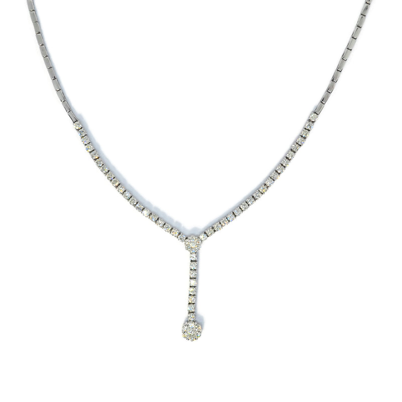 Lariat Diamond Necklace – Henri Noël