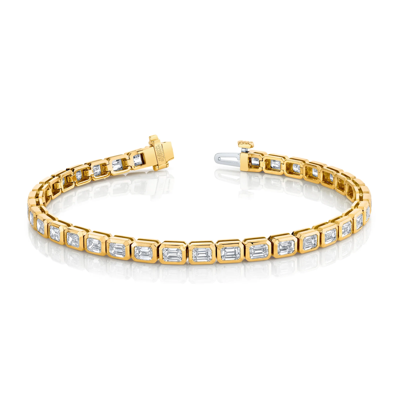 afj-diamond-collection-bezel-set-emerald-cut-diamond-bracelet-18k-yellow-gold-B3121