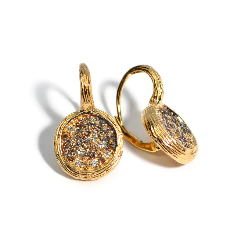 afj-diamond-collection-cluster-drop-earrings-white-champagne-diamonds-14k-yellow-gold-E12125CHW