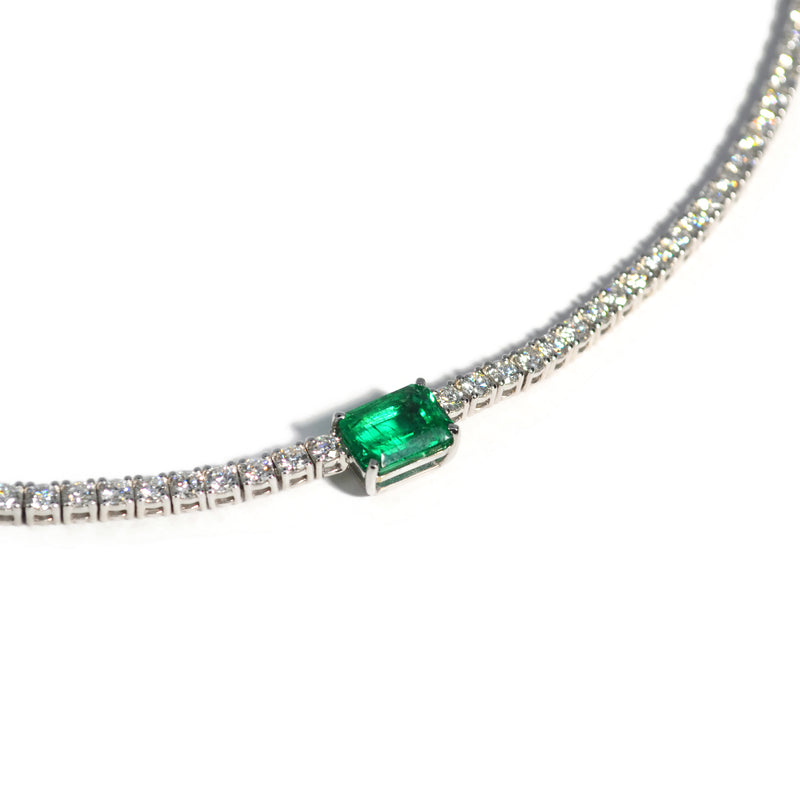 afj-diamond-collection-diamond-emerald-riviere-necklace-18k-white-gold-C1712E151B1