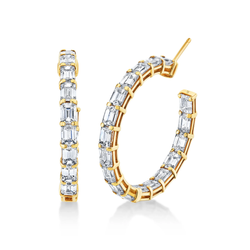 afj-diamond-collection-emerald-cut-diamond-hoop-earrings-18k-yellow-gold-F21745