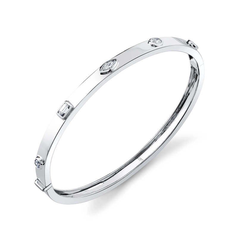 afj-diamond-collection-mixed-shape-diamond-bangle-bracelet-18k-white-gold-B3736