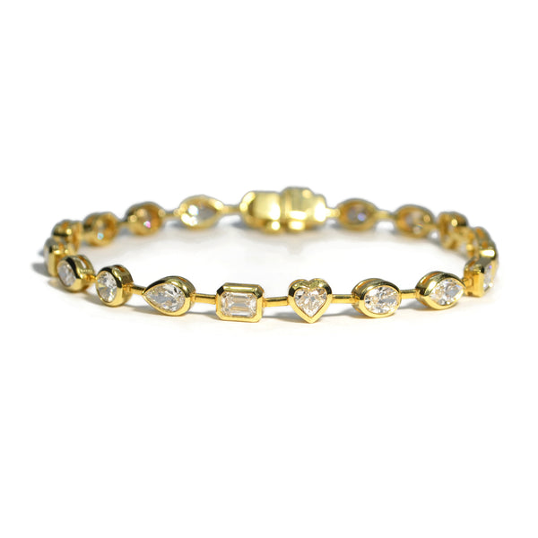 afj-diamond-collection-mixed-shape-diamond-bracelet-18k-yellow-gold-B3589