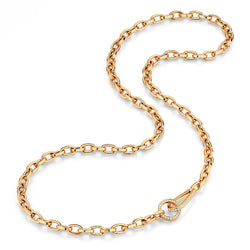 AFJ Diamond Collection - Diamond Necklace, 18k Rose Gold