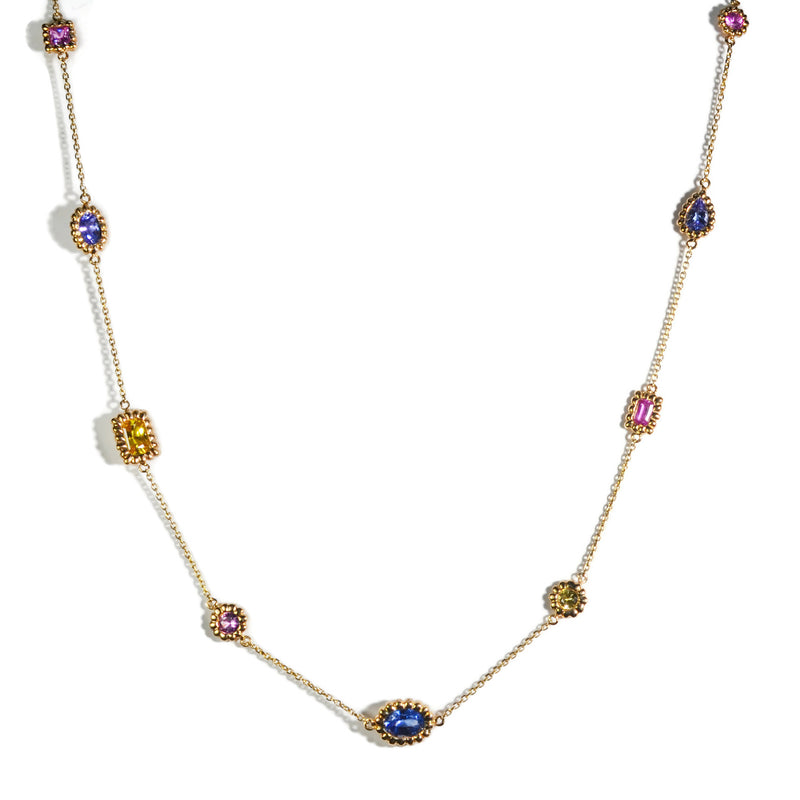 afj-gemstone-collection-multicolor-sapphire-necklace-14k-yellow-gold-N12956MT