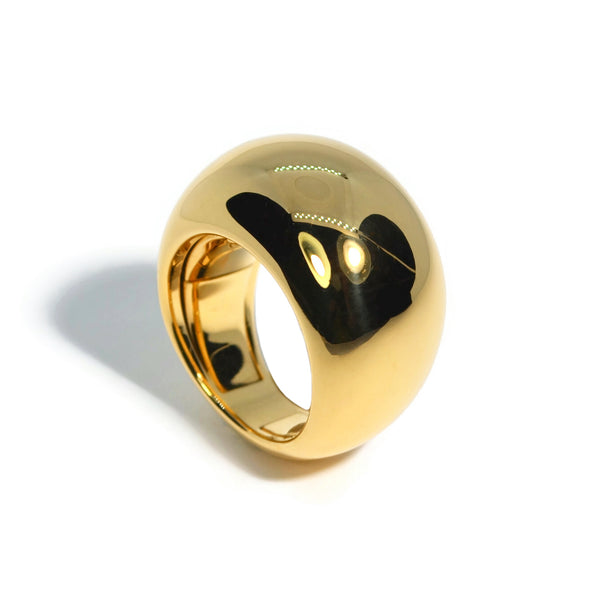 10K Gold Dome Ring – Van Der Hout Jewelry