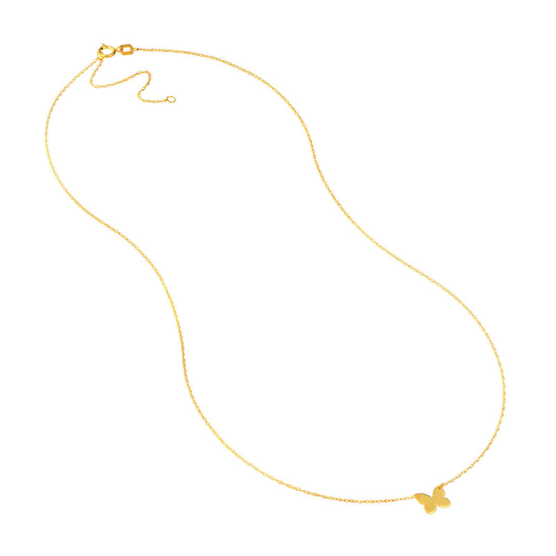 afj-gold-collection-butterfly-necklace-yellow-gold-OMF0277G1.