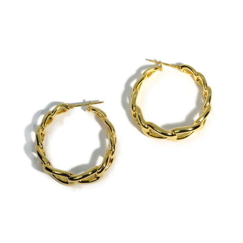 afj-gold-collection-chain-link-hoop-earrings-18k-yellow-gold-O4990X459G1