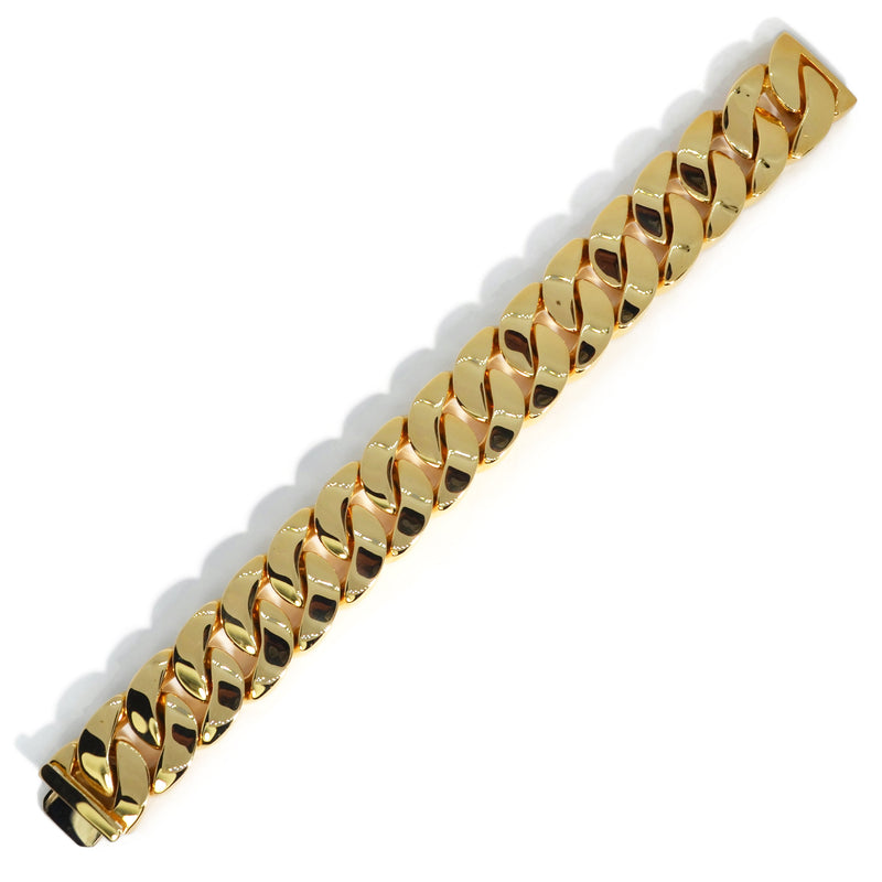 afj-gold-collection-curb-link-chain-bracelet-18k-yellow-gold-B0100G