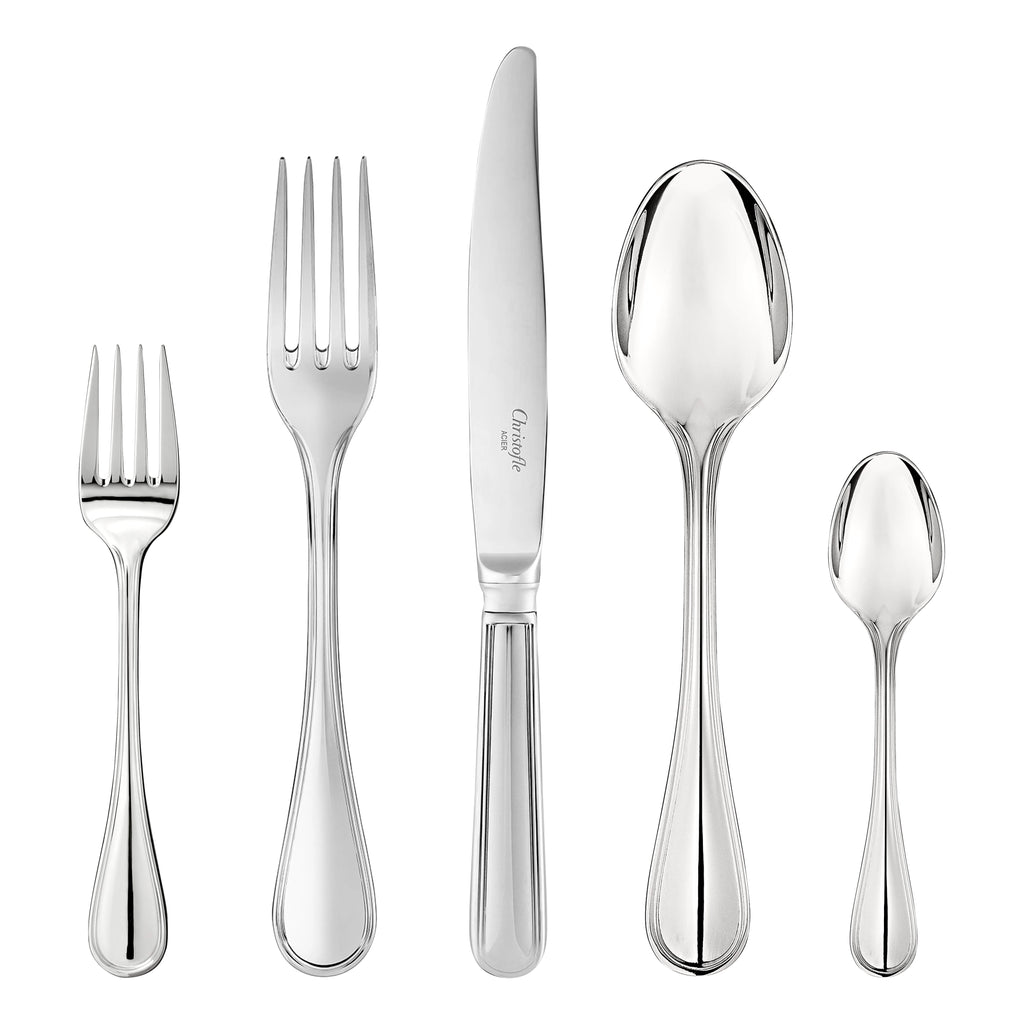 Christofle Paris - Albi Acier - Stainless Steel 5-Piece Flatware