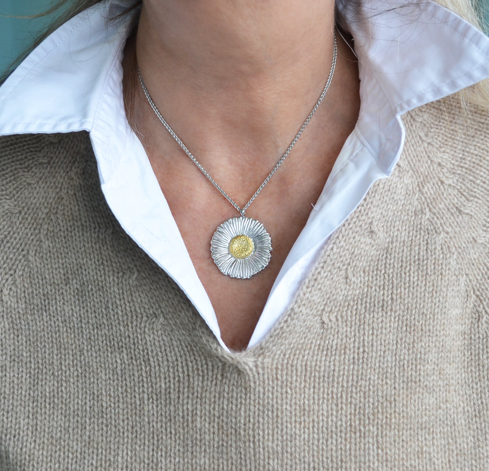 Buccellati - Blossoms Daisy - Pendant Necklace Sterling