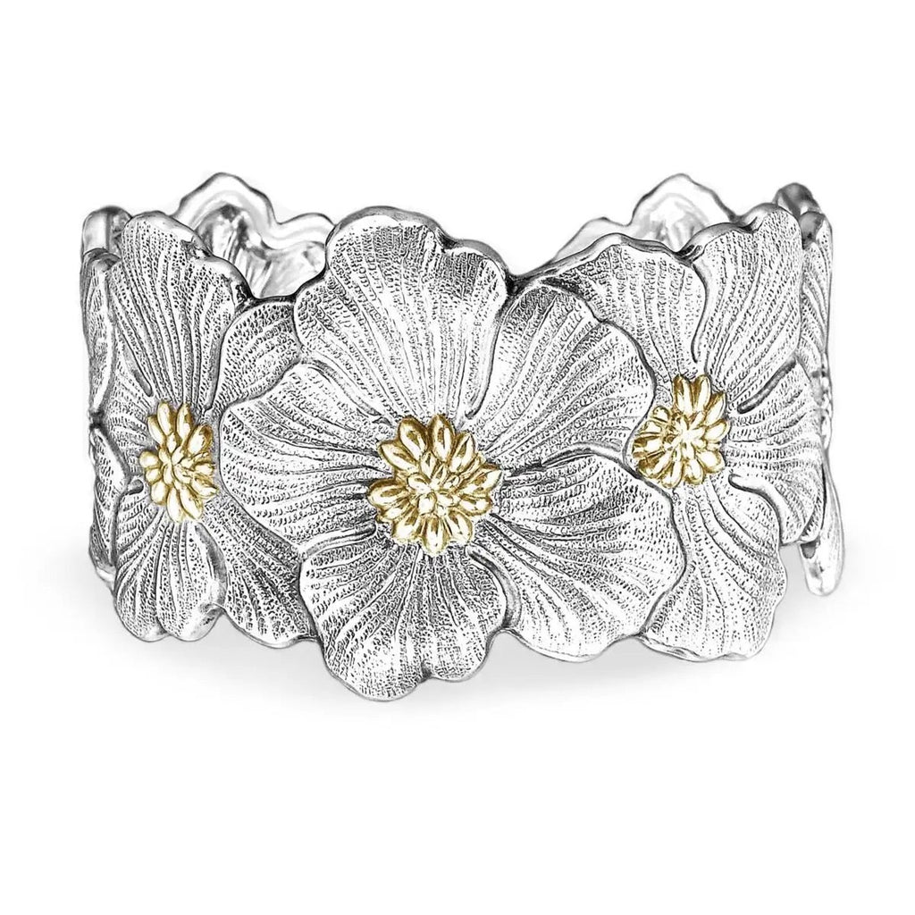Buccellati - Blossoms Gardenia - Cuff Bracelet Sterling Silver