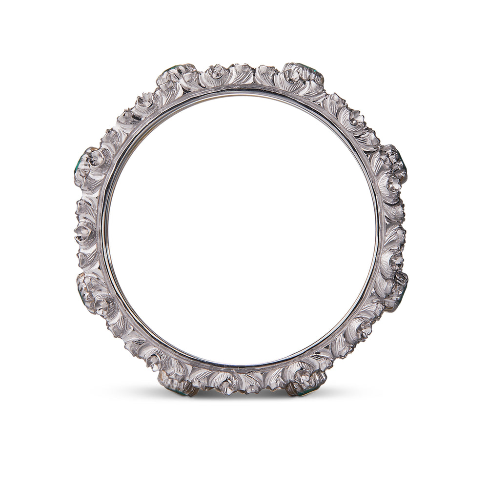 Buccellati - Macri Capri - Eternelle Band Ring with Emeralds, 18k