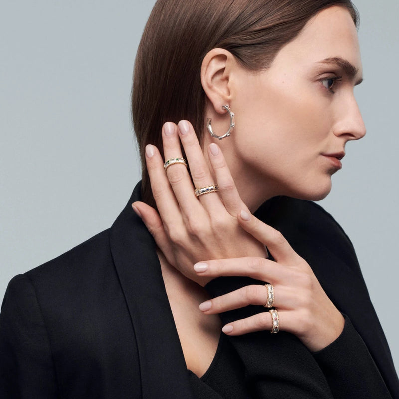 Buccellati - Macri Capri - Eternelle Band Ring with Emeralds, 18k