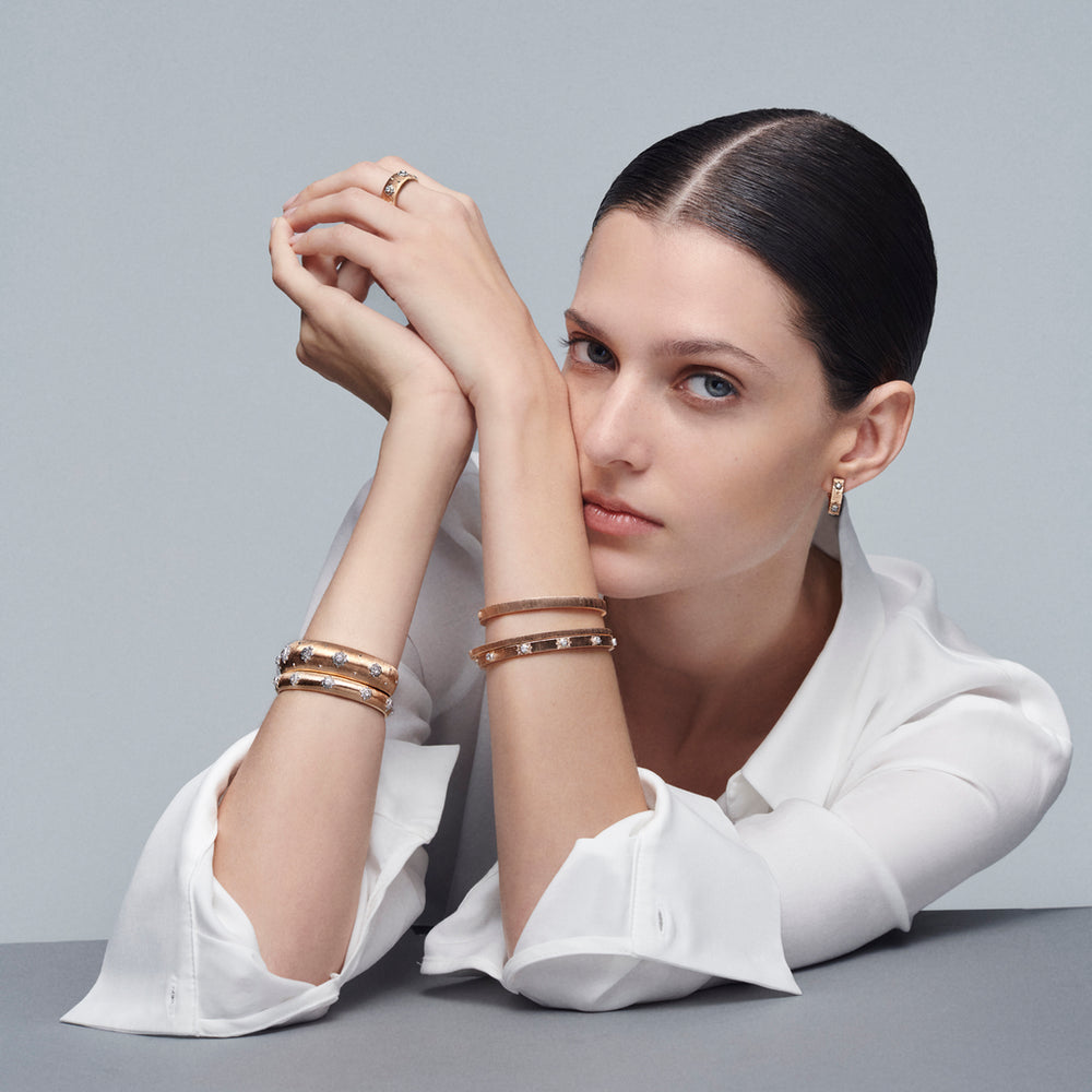 Buccellati - Macri Classica - Bangle Bracelet with Diamonds, 18k