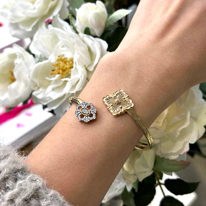 Opera Tulle Buccellati - Opera Tulle - Bracelet with Diamonds and Mother of Pearl ...