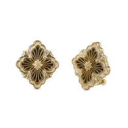 buccellati-opera-tulle-button-earrings-black-onyx-18k-yellow-gold-JAUEAR022290