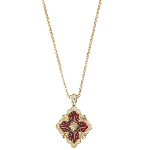 buccellati-opera-tulle-pendant-18k-yellow-gold-red-cathedral-enamel-JAUPEN014933