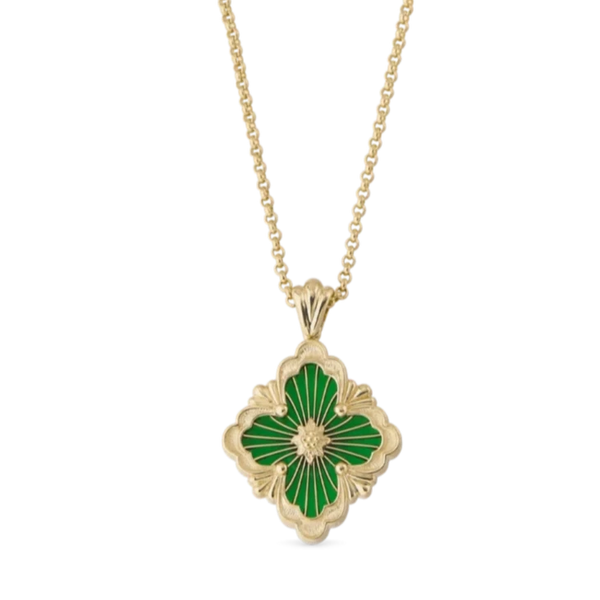 buccellati-opera-tulle-pendant-necklace-18k-yellow-gold-green-cathedral-enamel-JAUPEN014933
