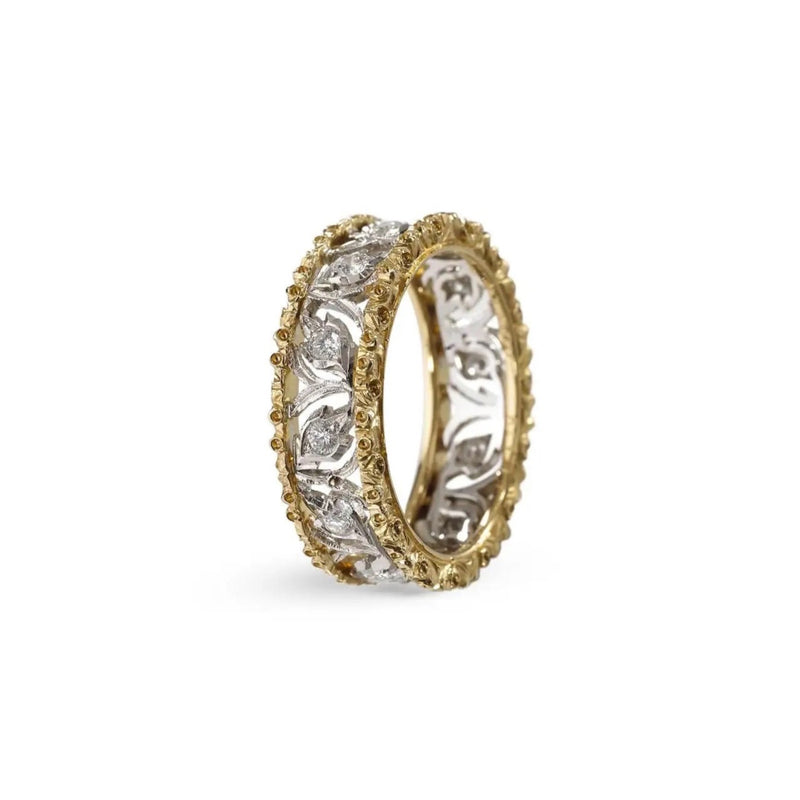 buccellati-ramage-eternelle-thin-band-ring-diamonds-18k-yellow-white-gold-JAUETE013247