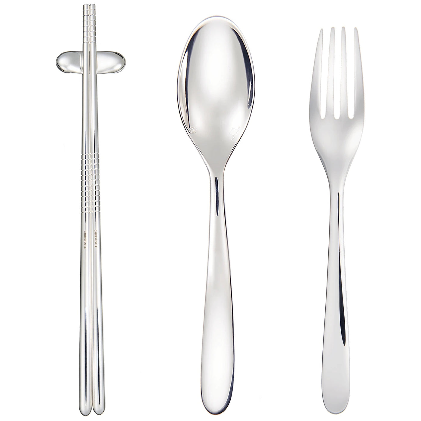 Christofle Paris - Mood Asia - Silver Plated 24-Piece Flatware Set