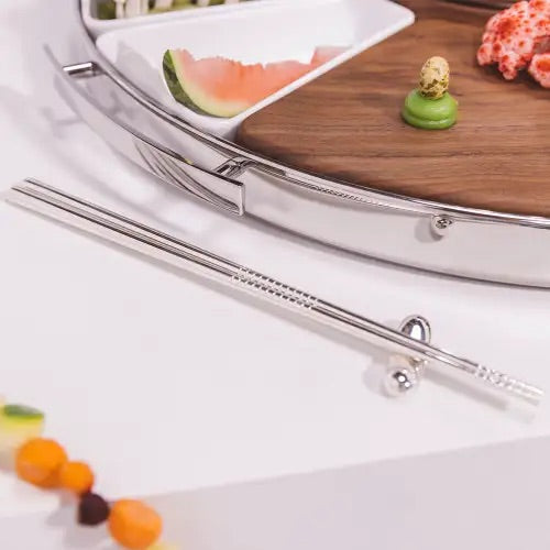 Christofle Paris - Mood - Silver Plated Chopsticks