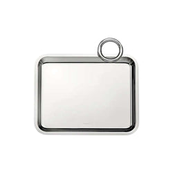 Christofle Paris - Vertigo - Silver Plated Single-Handle Tray 8x6