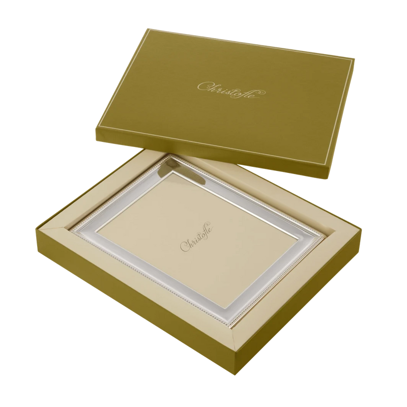 Christofle Paris - Perles - Silver Plated Picture Frame 7