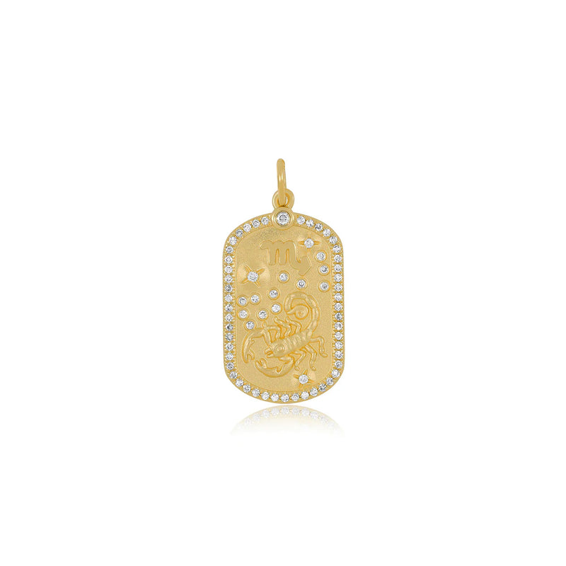 EF Collection - Diamond Zodiac Charm, Yellow Gold